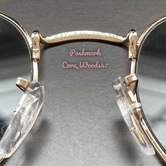 RayBan Hexagonal Black Lenses RB3548N Gold Frame Unisex New - Picture 7 of 16